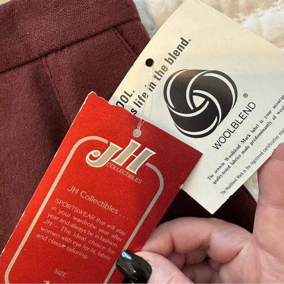 NWT Vintage JH Collectables Wool Blend Skirt Size 10 - Picture 4 of 7
